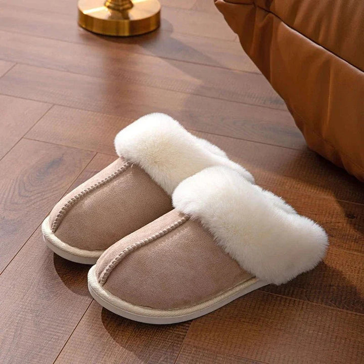 Women's Hailey Fur-Lined House Slippers - Cozy Warmth