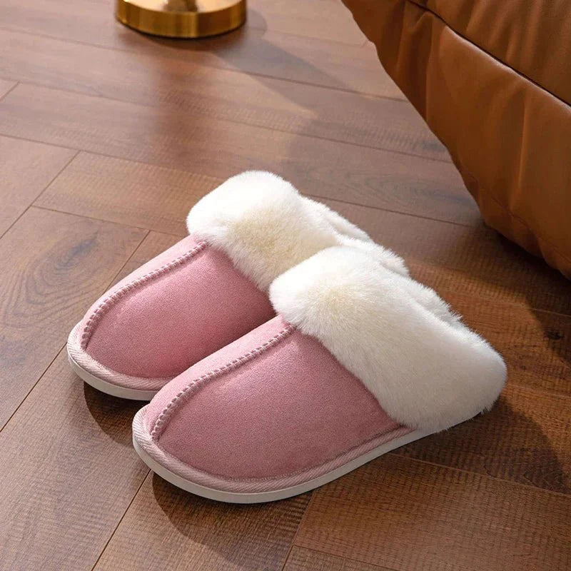 Women's Hailey Fur-Lined House Slippers - Cozy Warmth