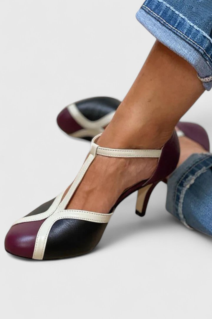 Women's Alisson T-Strap Heels - Classic Elegance for Any Occasion