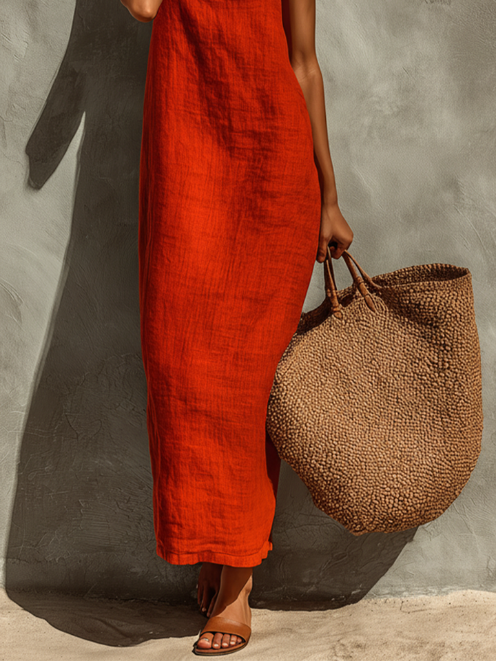 Women's Elegant Dress - Effortless Vacation & Resort Style