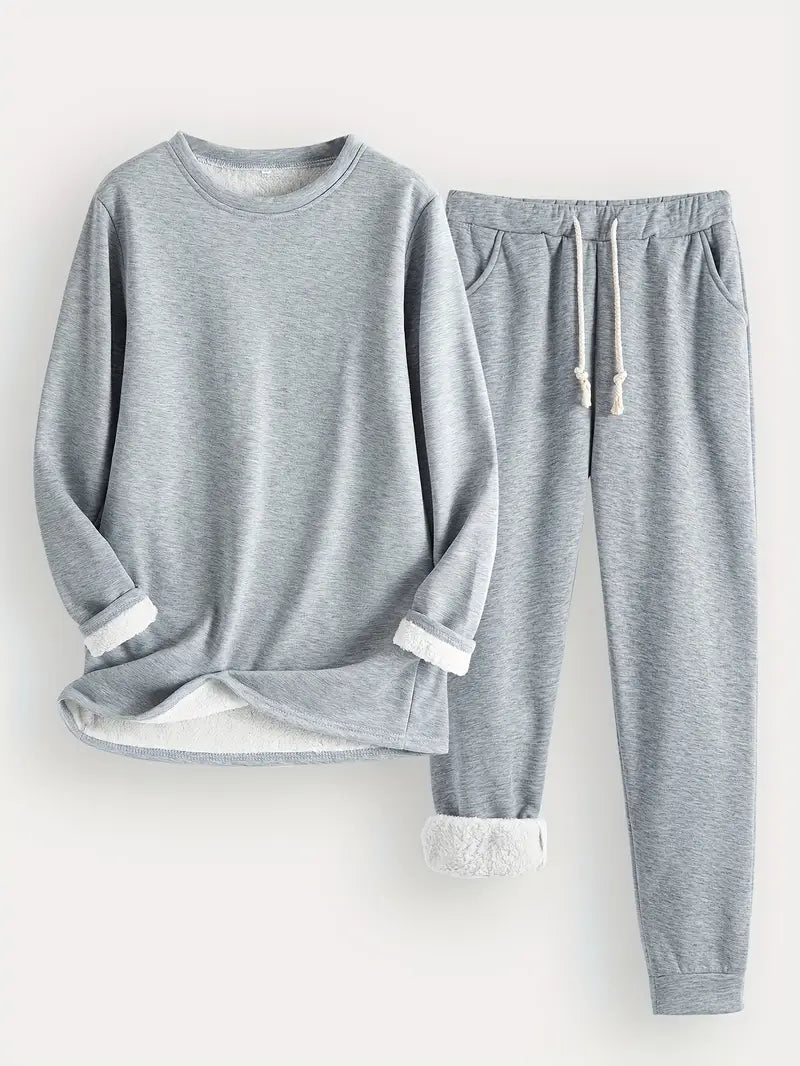 Women's Riley Cozy Fleece-Lined Lounge Set - All-Day Comfort