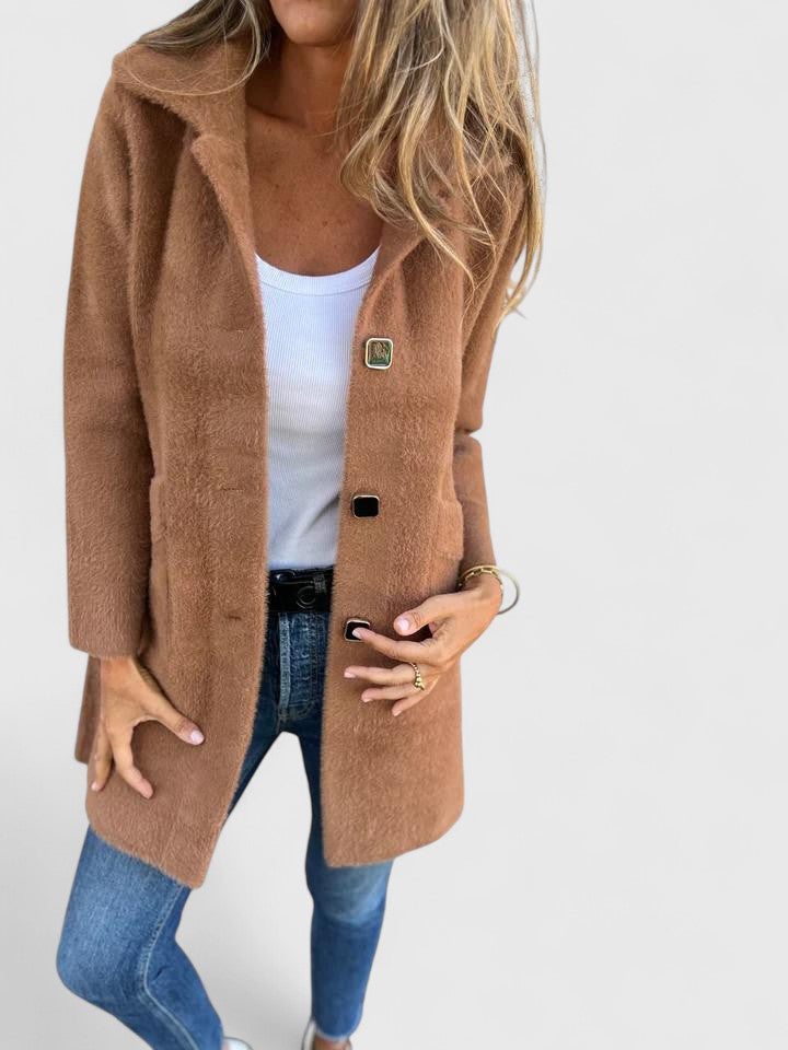 Women's Soft Long Coatigan - Effortless Layering Piece