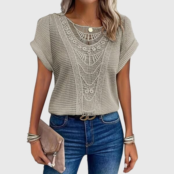 Women's Ibiza Style Blouse - Elegant & Lightweight