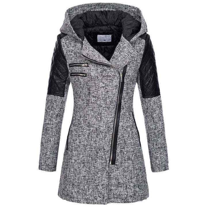 Women's Zoë Slant-Zip Winter Jacket - Warm & Lightweight