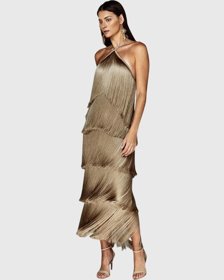 Women's Tassel Dress - Effortless Elegance for Special Occasions