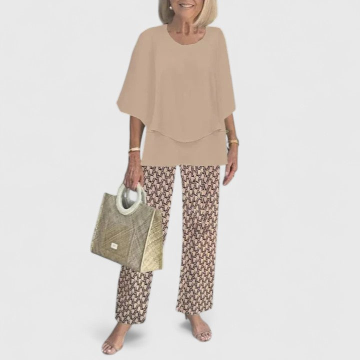 Women's Sophisticated Two-Piece Set - Effortless Elegance