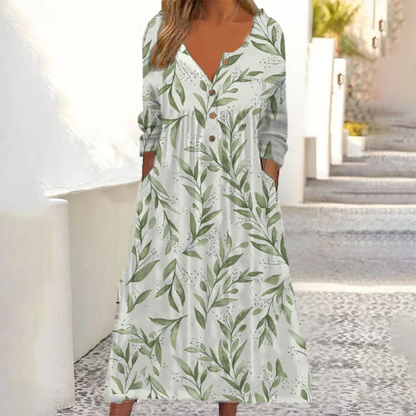 Women's Mirellia Botanical Printed Maxi Dress - Romantic Everyday
