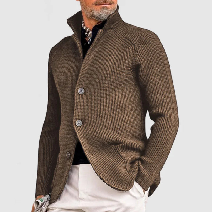 Men's Knit Button Cardigan - Timeless Layering Essential