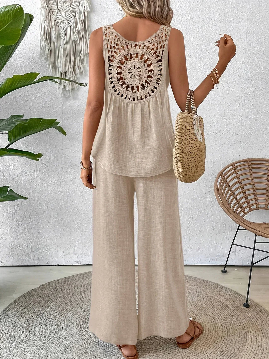 Women's Elowen Tank and Pants Set – All-Day Chic Style