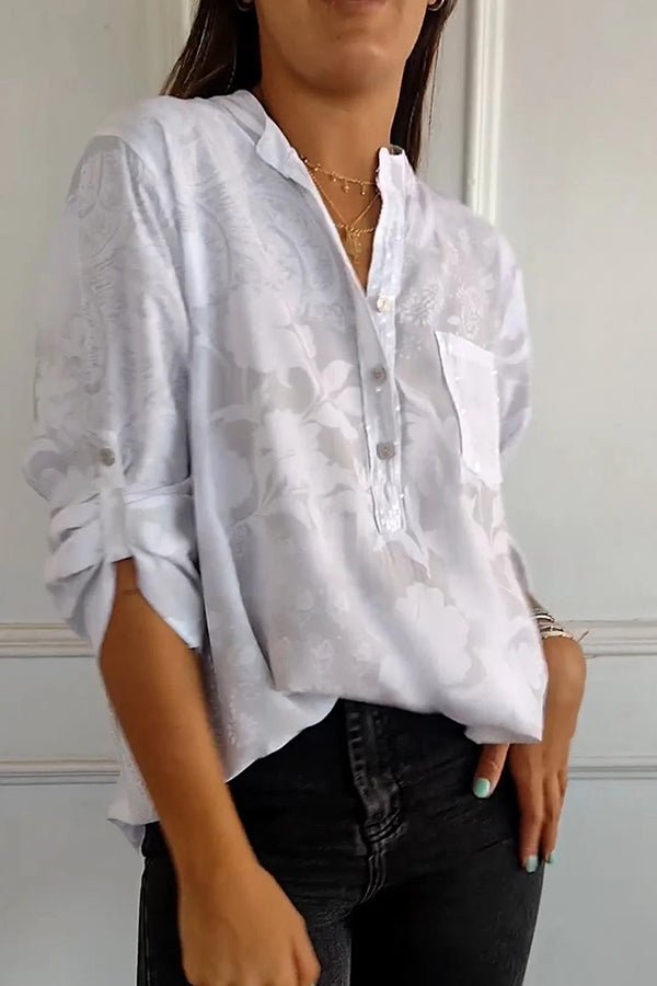 Women's Elegant Sequin Blouse - Effortless Sparkle for Day & Night