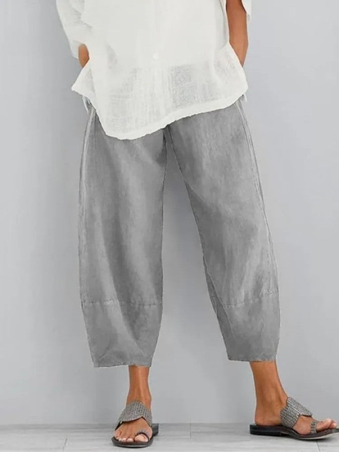 Women's Relaxed Crop Pants – Effortless Everyday Fit