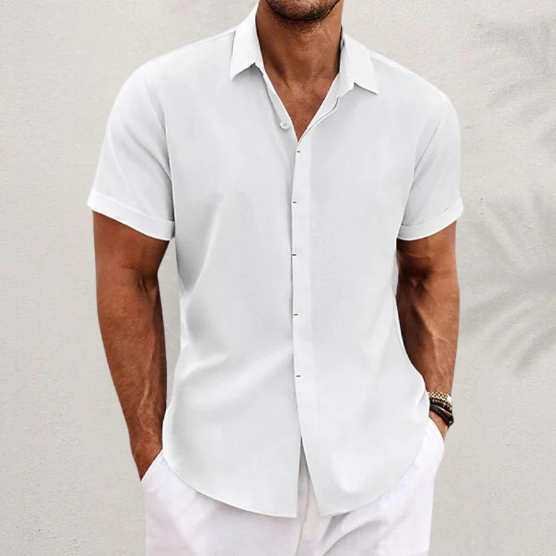 Men's Linen Classic Shirt - Breezy Everyday Staple