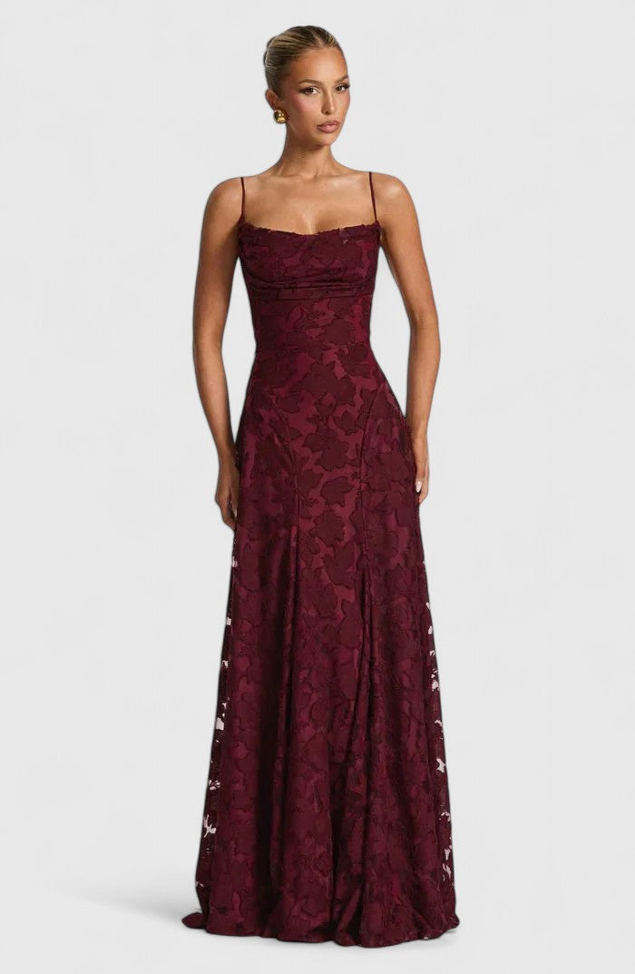 Women's Cowl Neck Maxi Dress - Elegant & Effortless