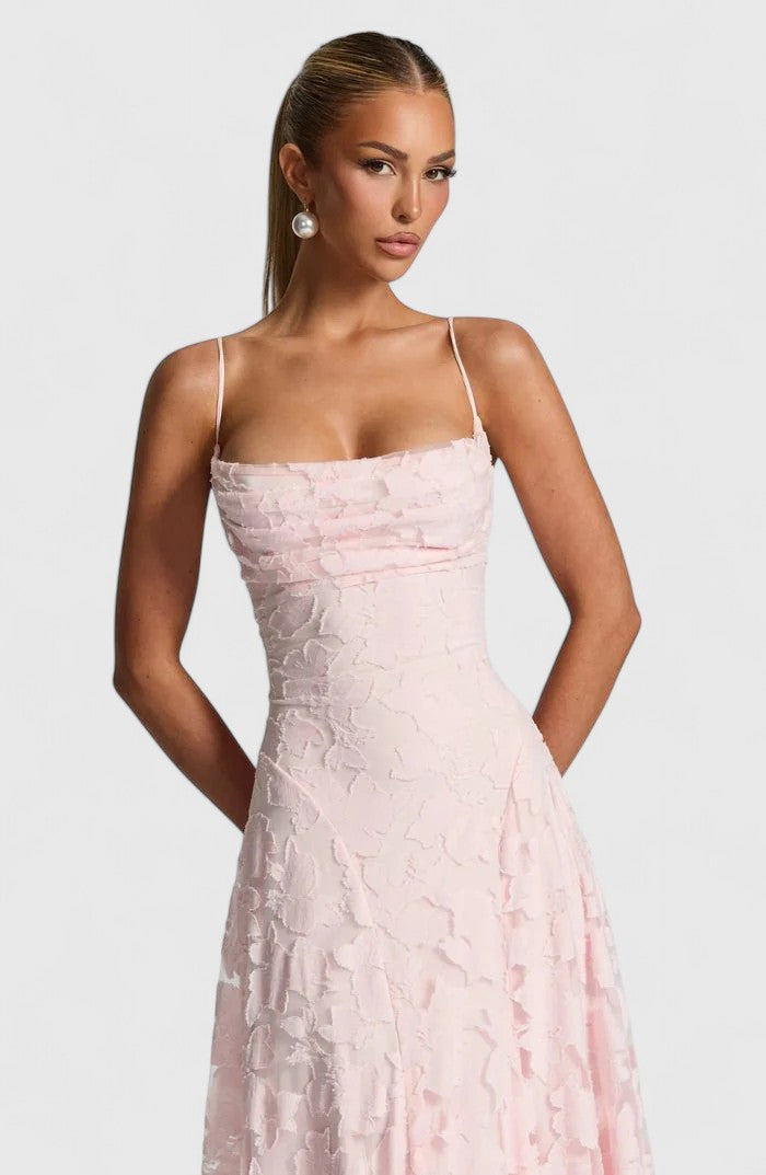 Women's Cowl Neck Maxi Dress - Elegant & Effortless