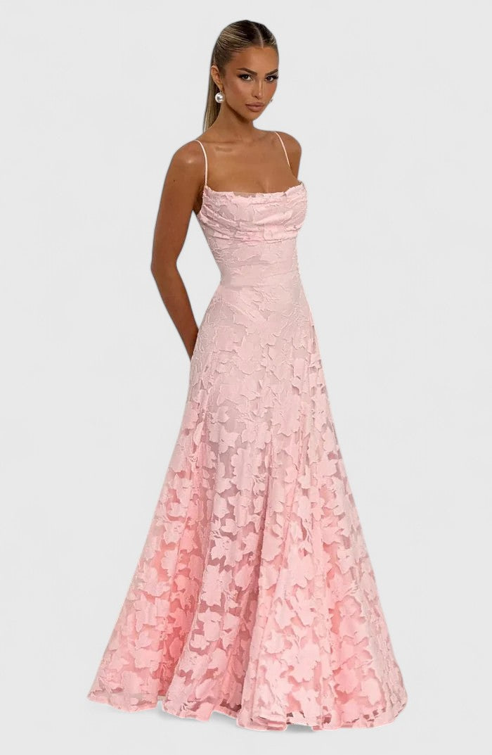 Women's Cowl Neck Maxi Dress - Elegant & Effortless