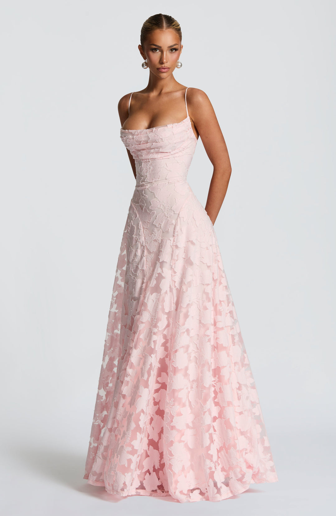 Women's Lace Corset Maxi Dress - Timeless Elegance