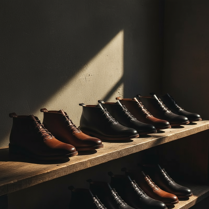 Men's Full-Grain Leather Boots – Goodyear-Welted Dress Boots