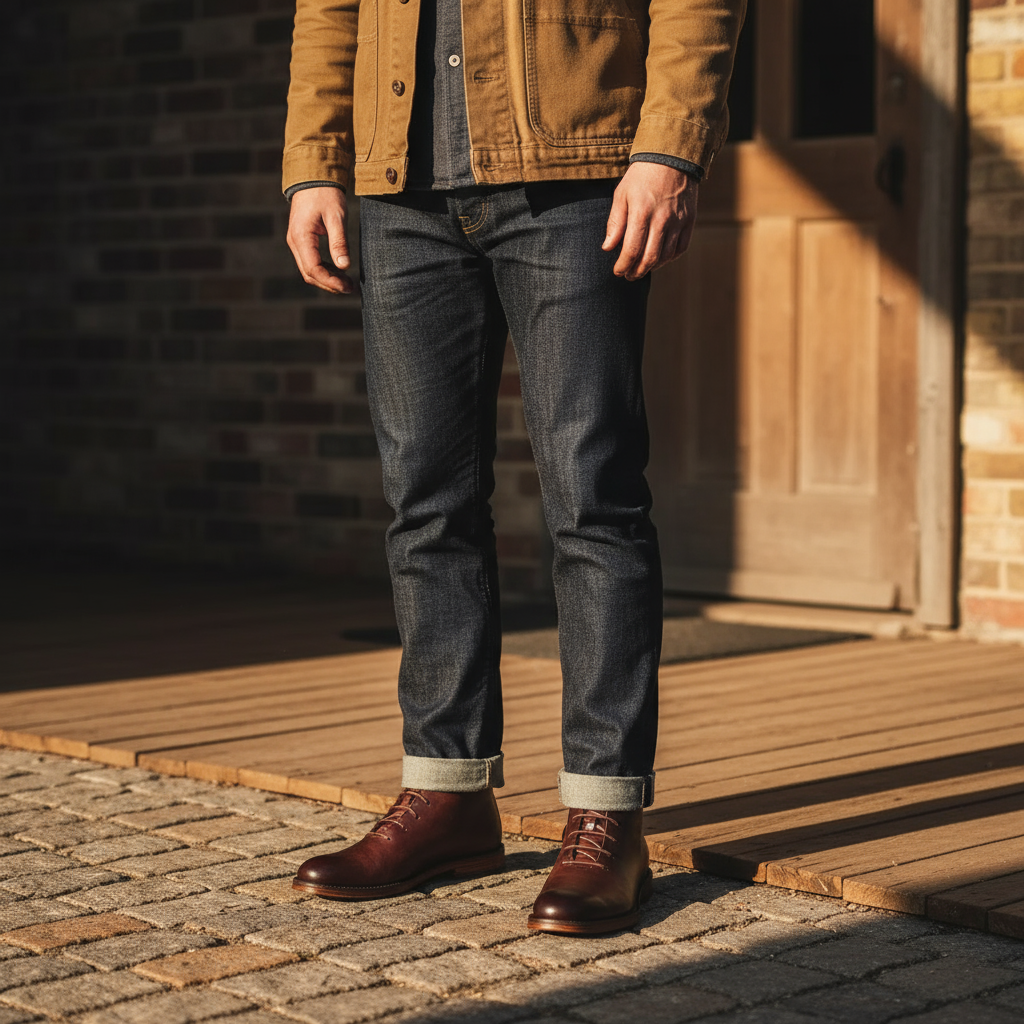 Men's Full-Grain Leather Boots – Goodyear-Welted Dress Boots
