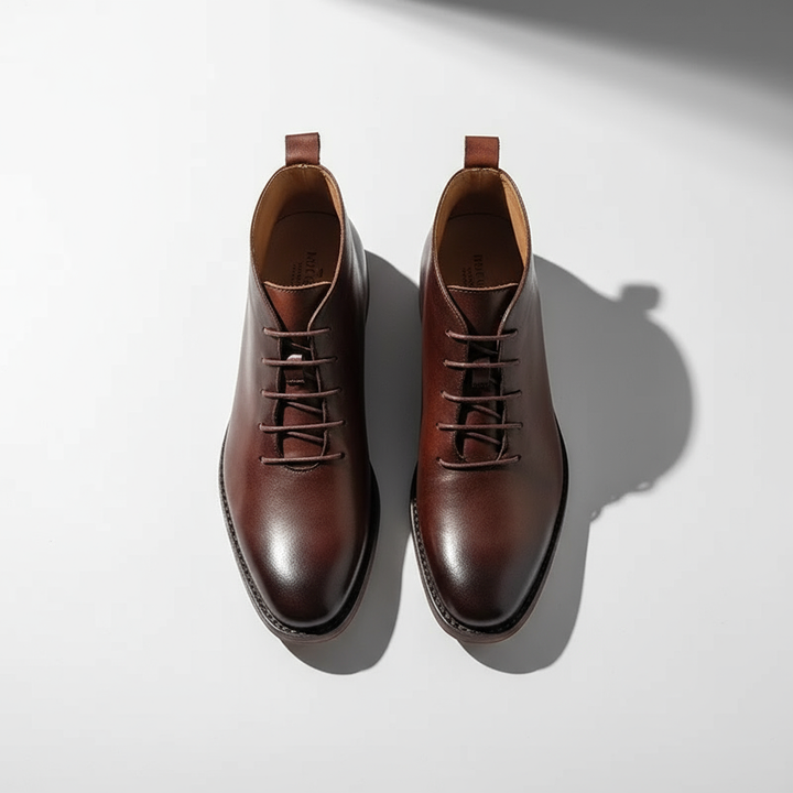 Men's Full-Grain Leather Boots – Goodyear-Welted Dress Boots