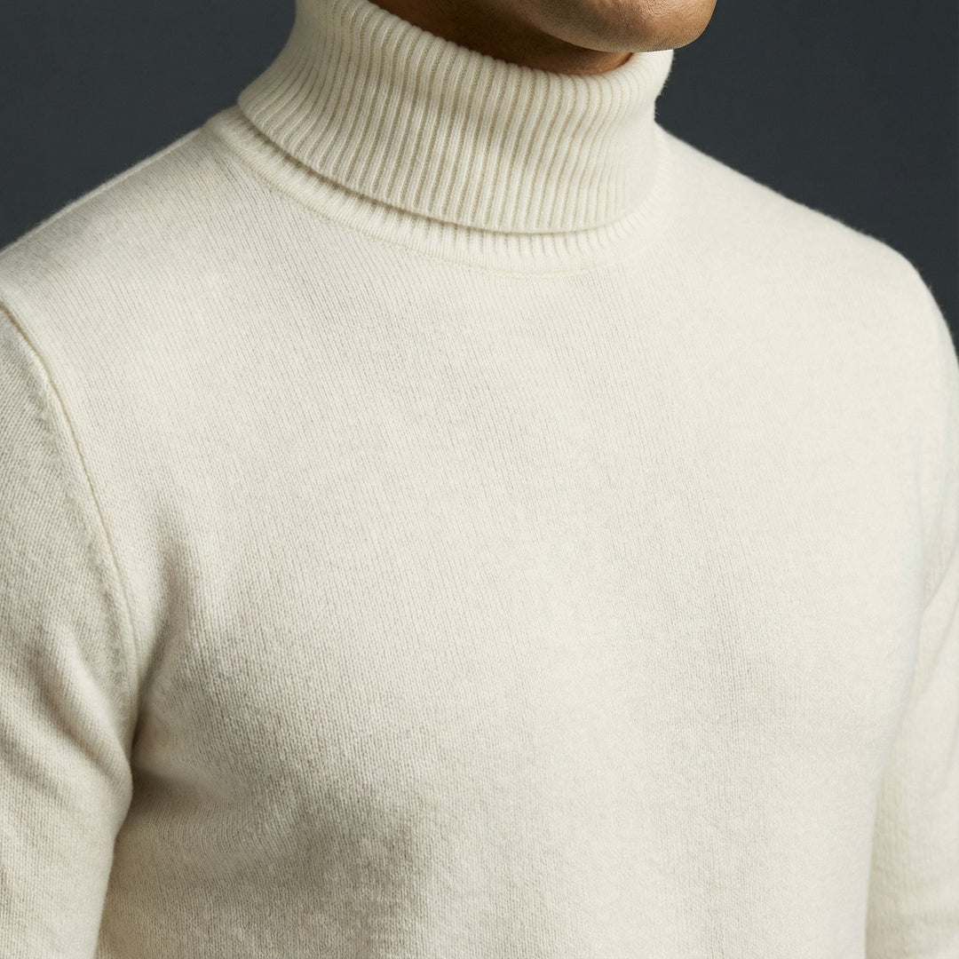 Men's Merino Wool Turtleneck Jumper – Warm Winter Knit