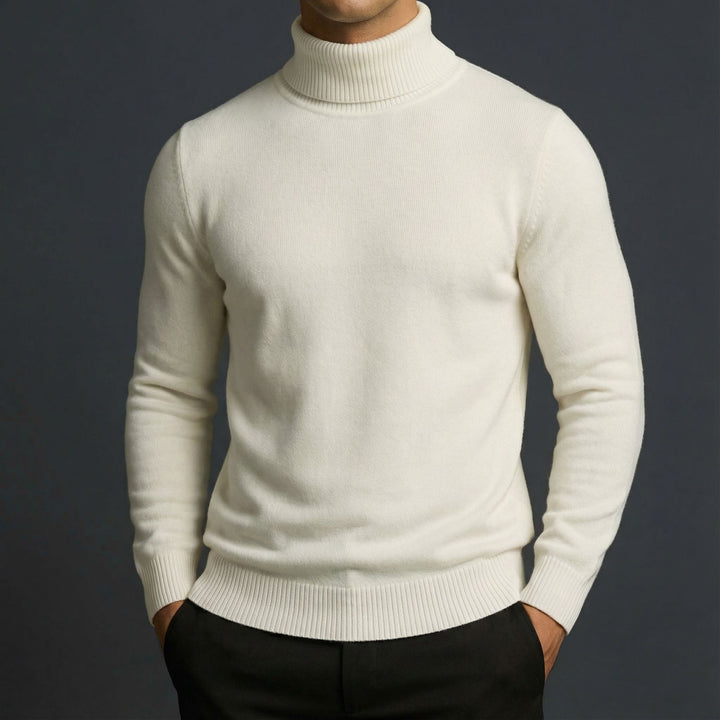 Men's Merino Wool Turtleneck Jumper – Warm Winter Knit