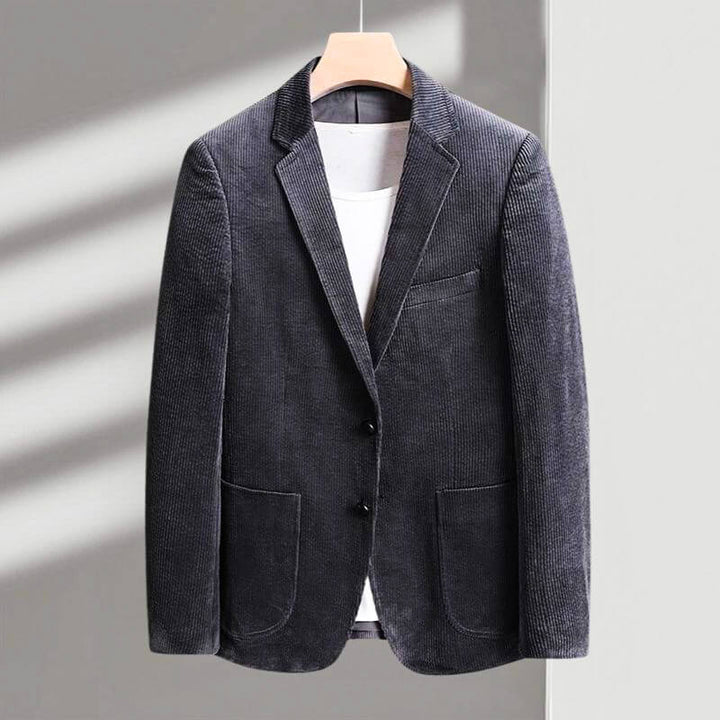 Men's Corduroy Blazer – Smart Casual Tailored Sport Coat