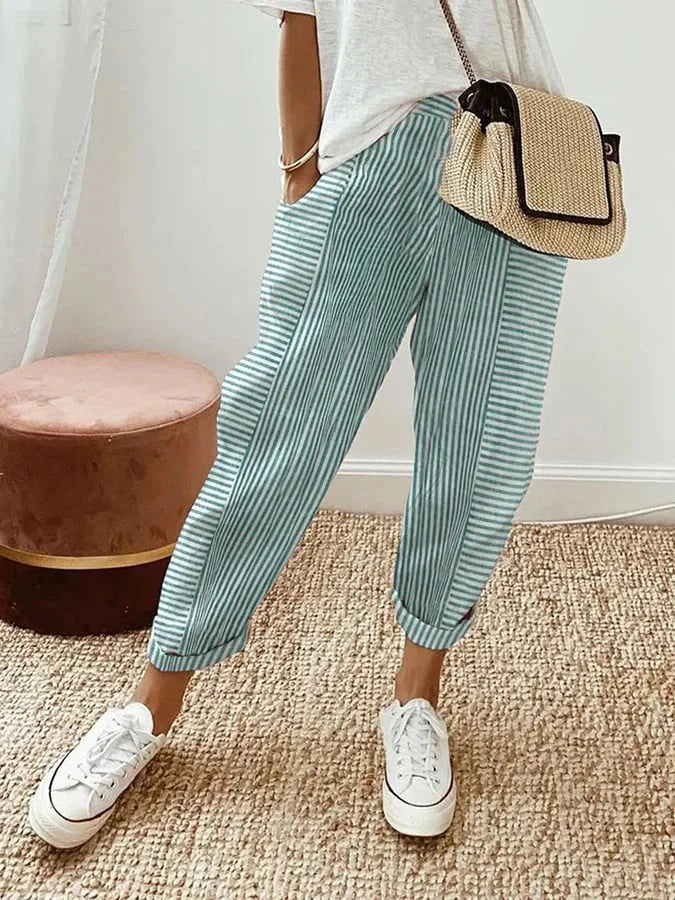 Women's Light Flattering Pants - Breezy Comfort & Everyday Elegance