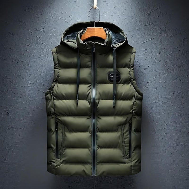 Men's Lucas Hooded Puffer Vest - Lightweight Warmth for Layering