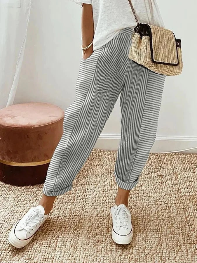 Women's Light Flattering Pants - Breezy Comfort & Everyday Elegance
