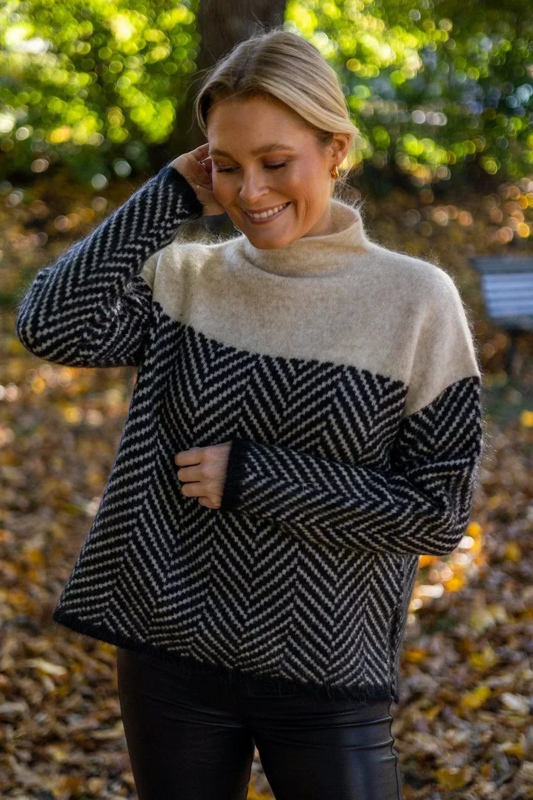 Women's Sabrina Wool Blend Knit Sweater - Cozy Winter Style