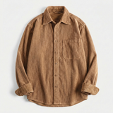 Men's Corduroy Overshirt – Soft Cotton Cord Shacket for Layering