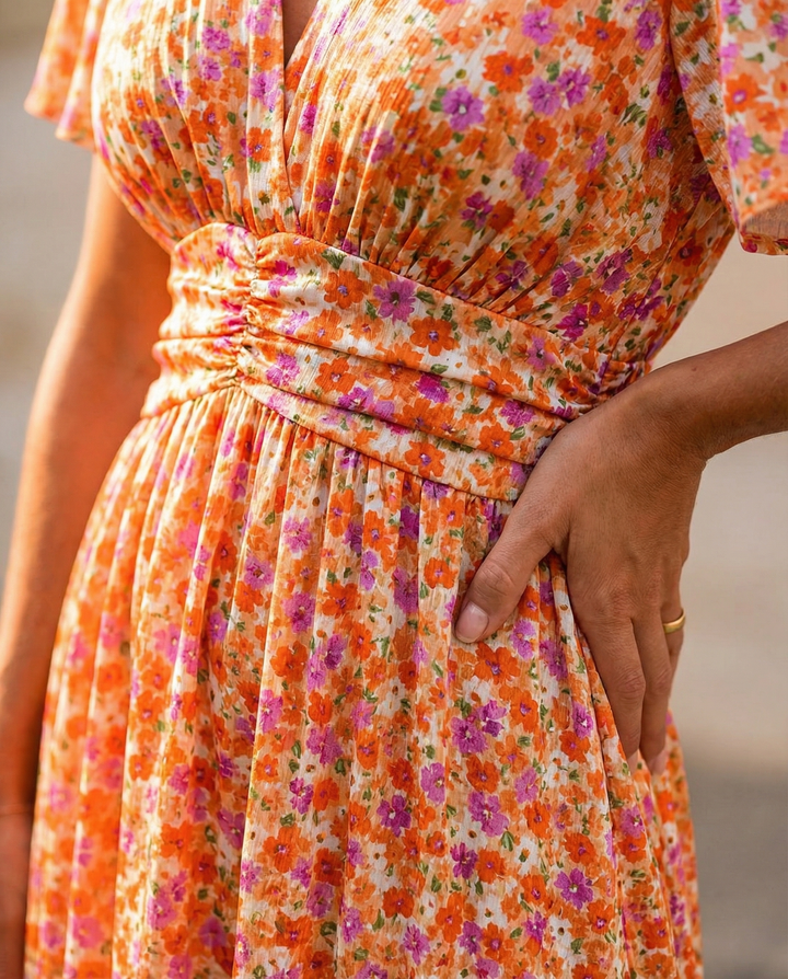 Women's Alice Floral Summer Dress - Effortless Elegance for Sunny Days