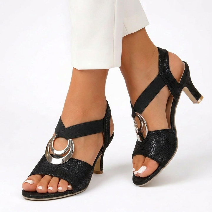 Women's Orthopedic Heeled Sandals - All Day Comfort