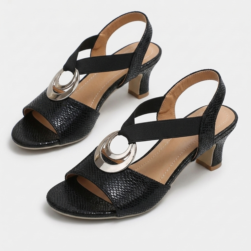Women's Orthopedic Heeled Sandals - All Day Comfort