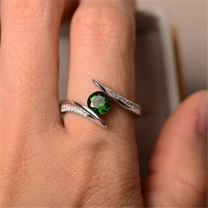 Women's Gold-Plated Orbit Glow Ring - Hypoallergenic Luxury