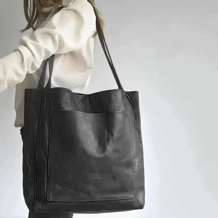 Women's Classic Leather Bag – Spacious & Lightweight