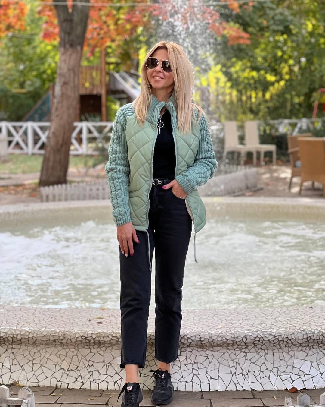 Women's Brooke Cozy Quilted Knit-Sleeve Jacket - Everyday Layer