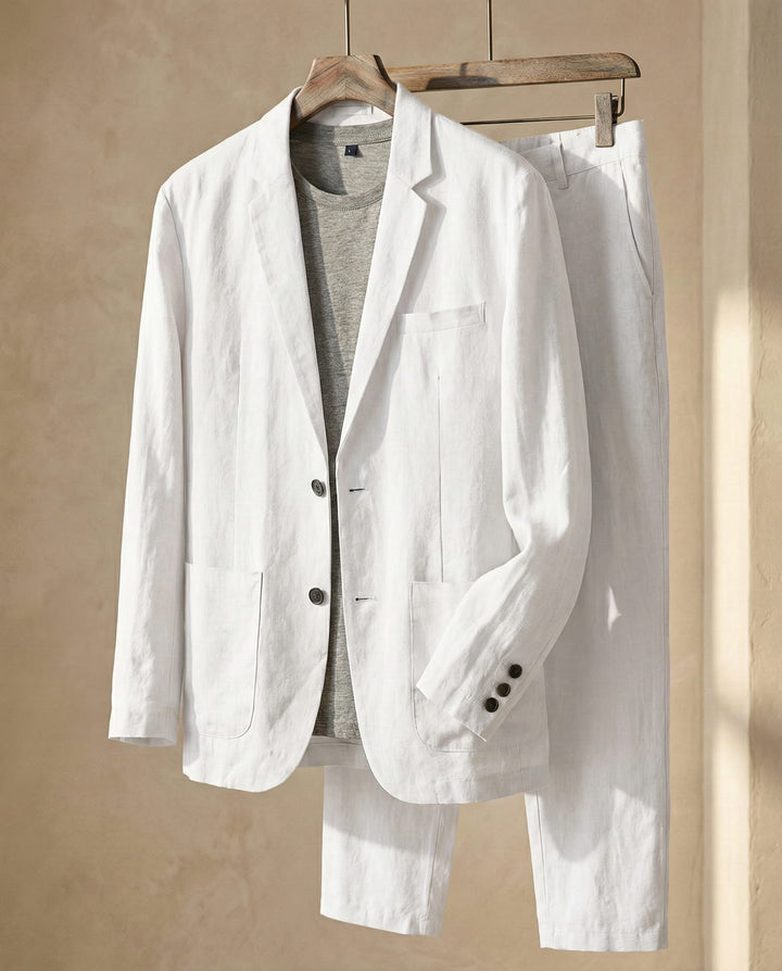 Men's Linen Suit – Relaxed Two-Piece Summer Tailoring