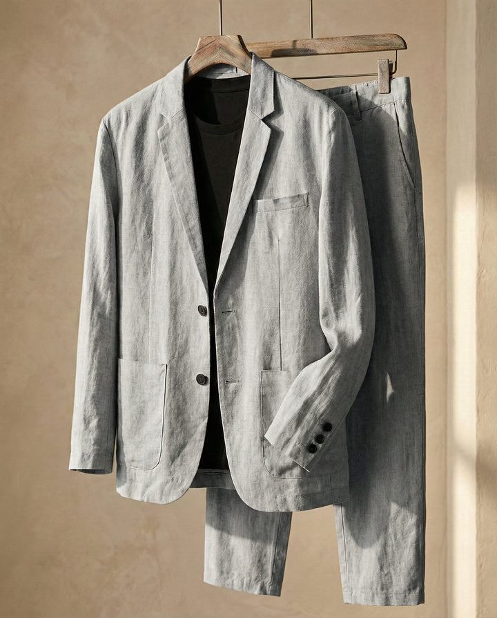 Men's Linen Suit – Relaxed Two-Piece Summer Tailoring
