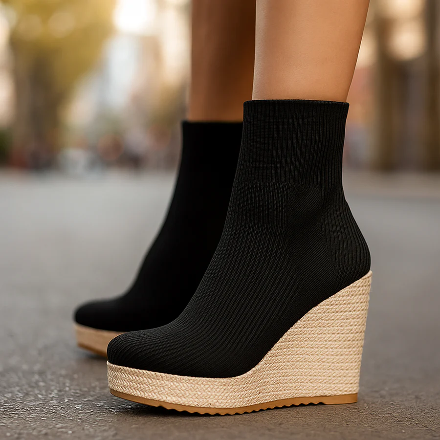 Women's Bellastra Knit Platform Heels - Sleek & Bold Everyday Style