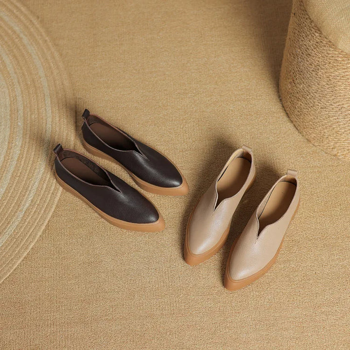 Women's Leather Loafers - Effortless Everyday Sophistication