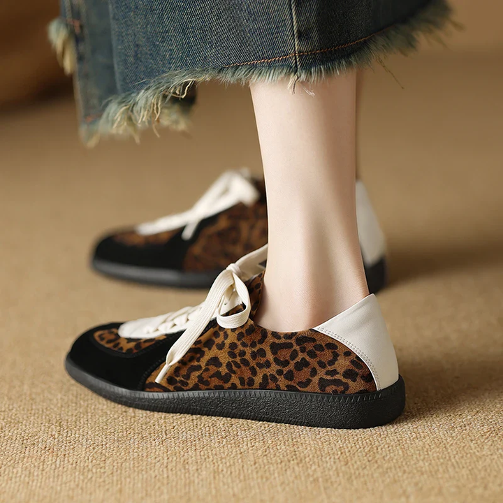 Women's Genuine Leather Sneakers - Everyday Comfort