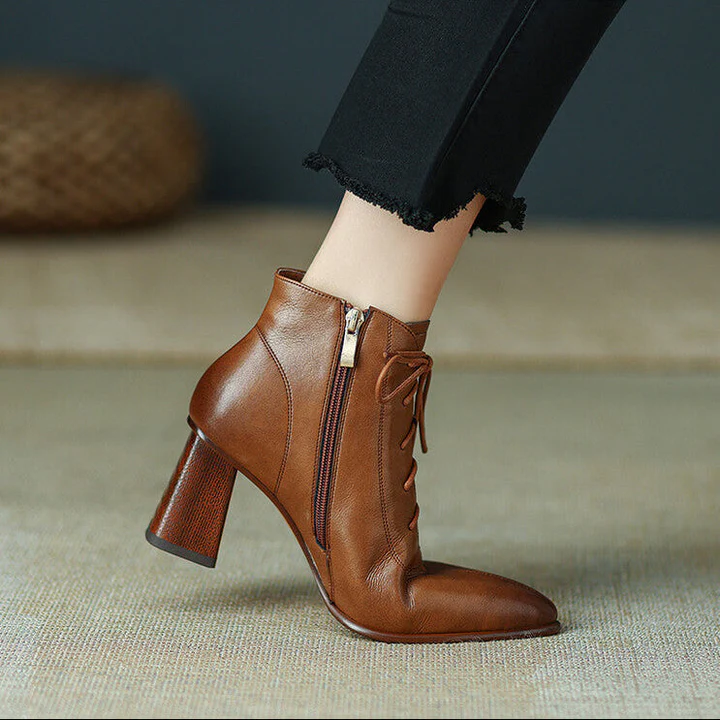 Women's Genuine Leather Pointed Toe Boots - Everyday Edge