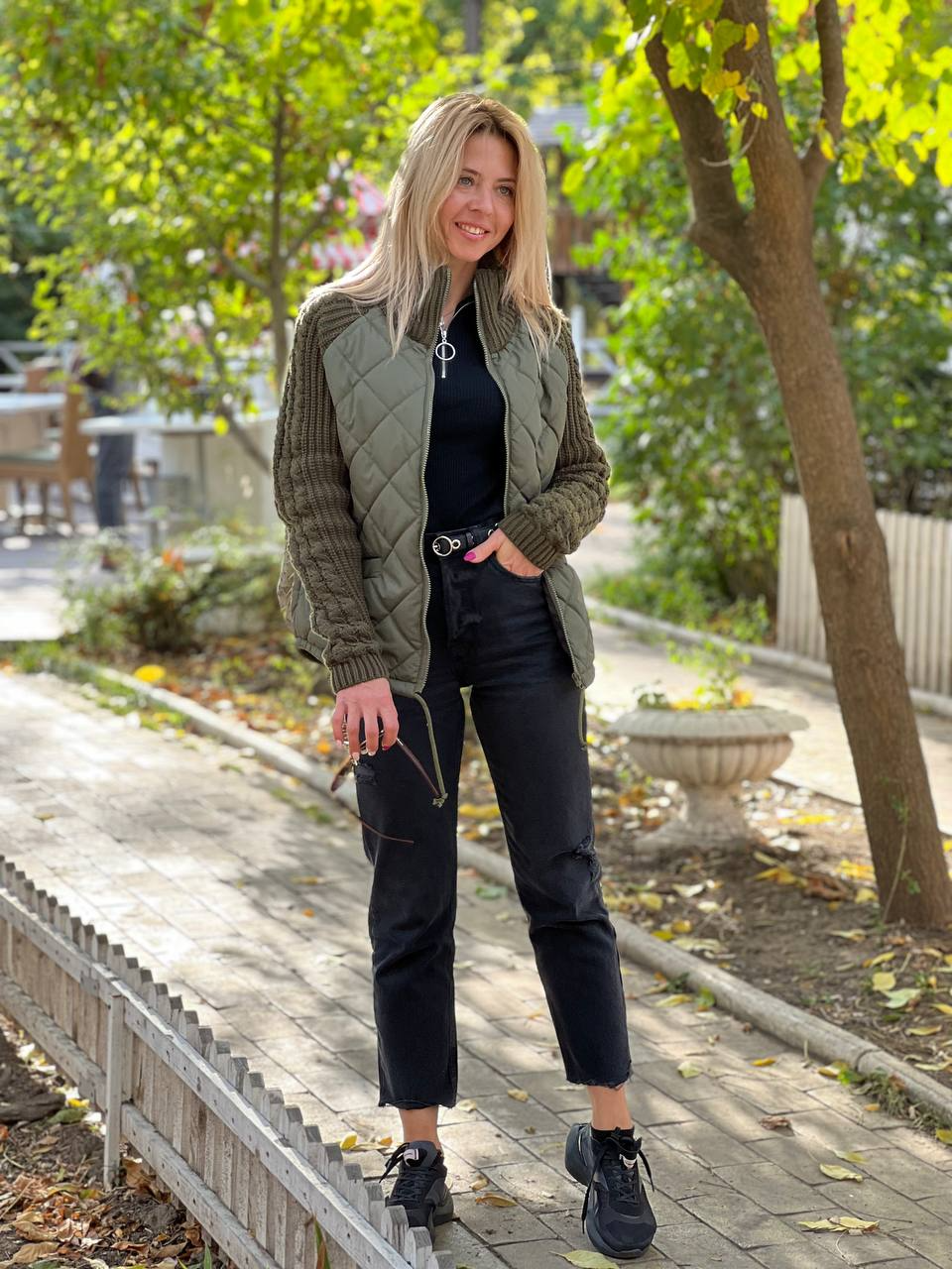 Women's Brooke Cozy Quilted Knit-Sleeve Jacket - Everyday Layer