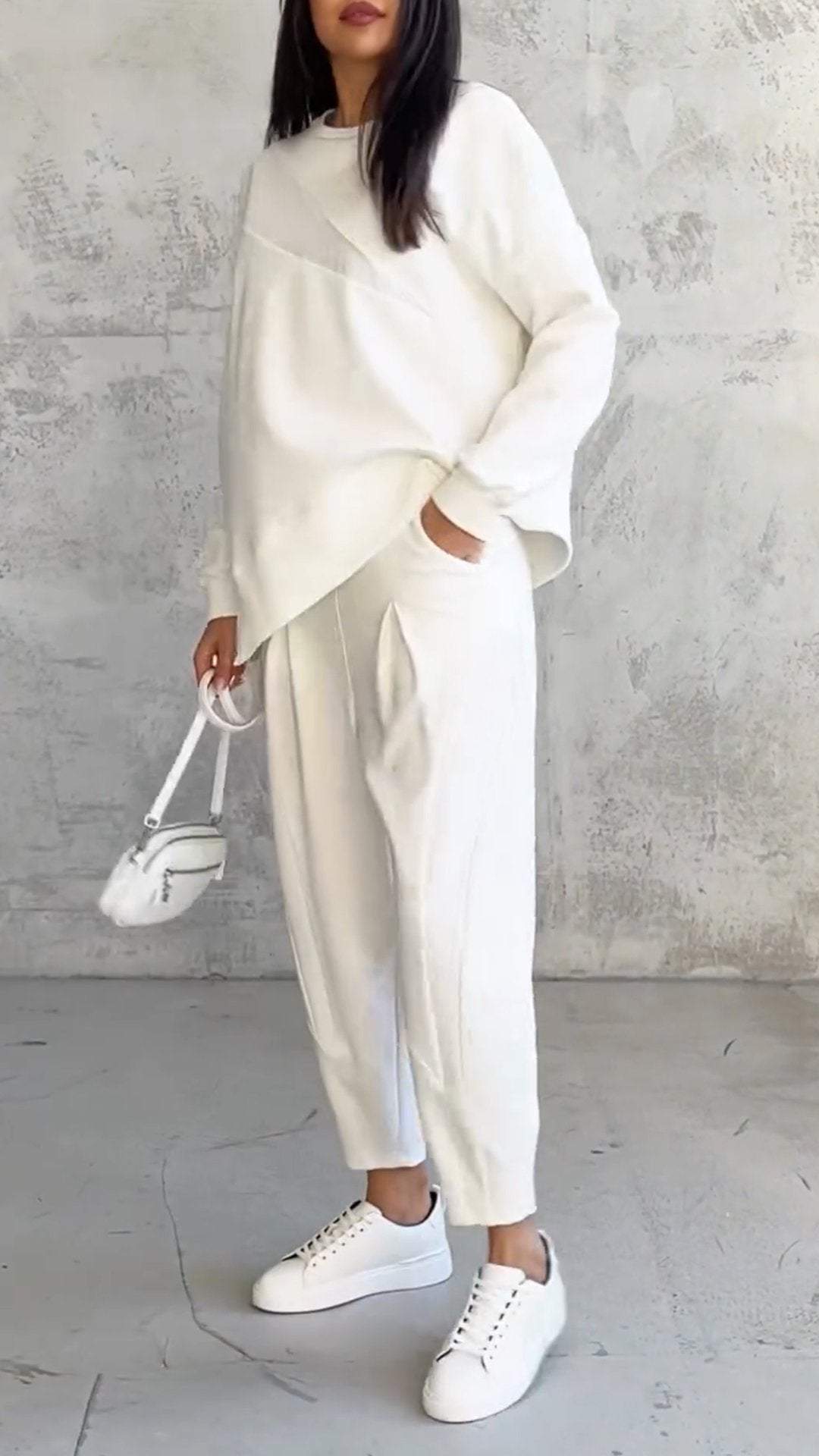 Women's Cotton Coordinated Two-Piece Set - Everyday Comfort