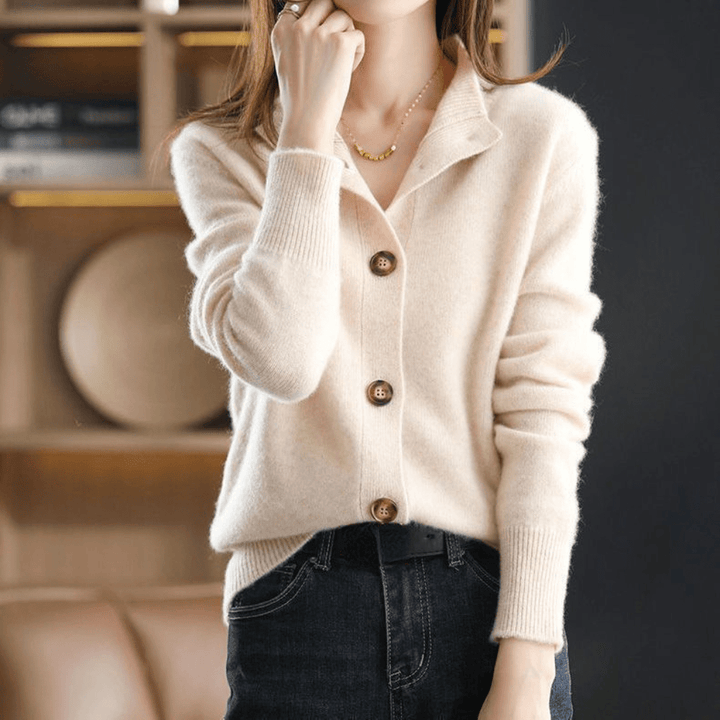 Women's Anita Cashmere Knit Cardigan - Effortless Layering