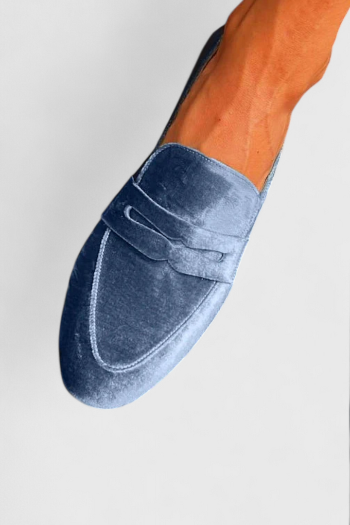 Women's Patchwork Slip-On Loafers - Versatile Comfort for Any Occasion