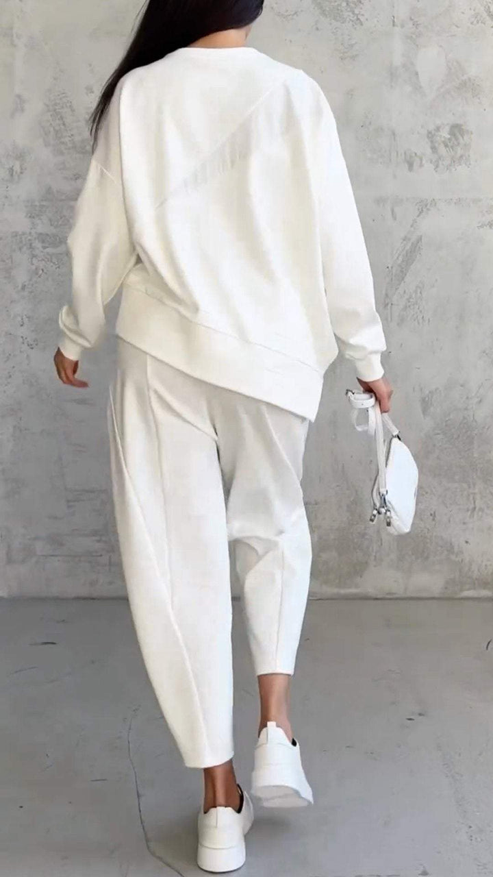 Women's Cotton Coordinated Two-Piece Set - Everyday Comfort