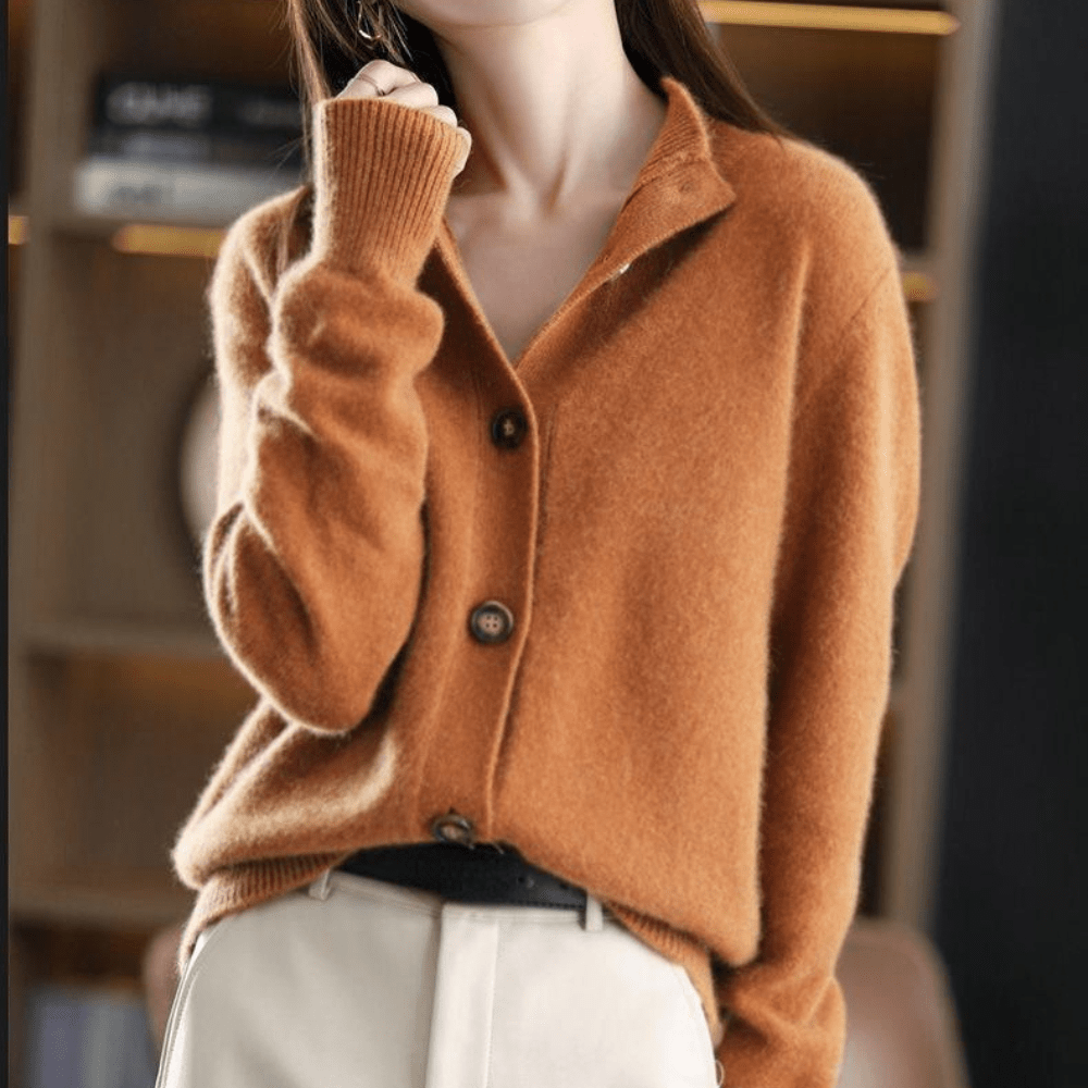 Women's Anita Cashmere Knit Cardigan - Effortless Layering