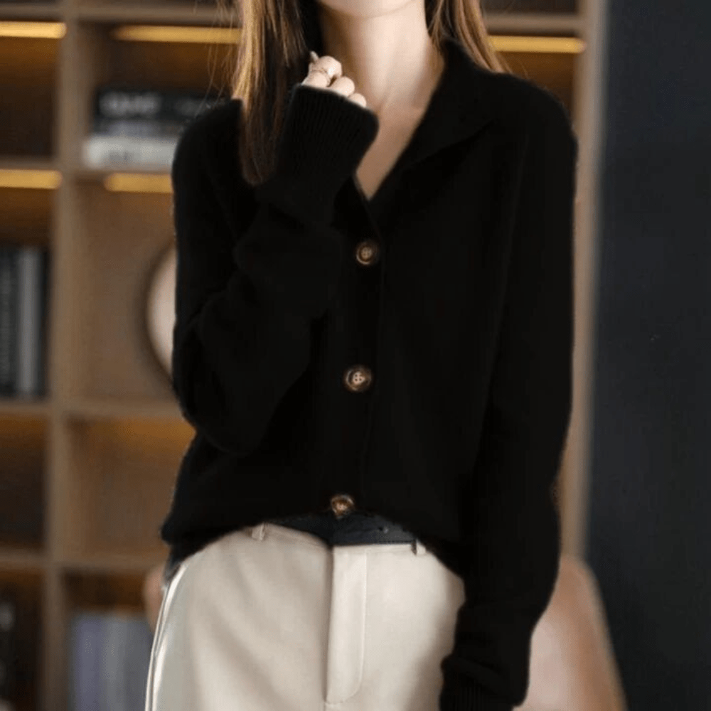 Women's Anita Cashmere Knit Cardigan - Effortless Layering